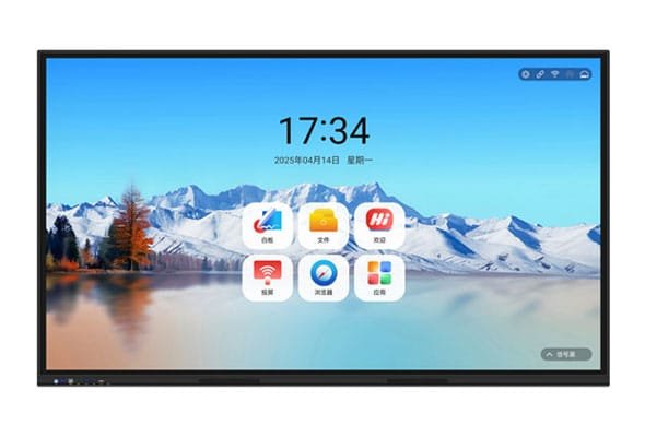 55 to 110 in interactive whiteboard with camera and android system