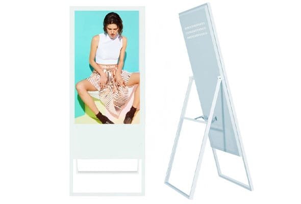 portable indoor advertising display