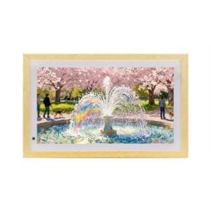 compact size digital landscape picture frame
