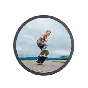 custom circular digital signage