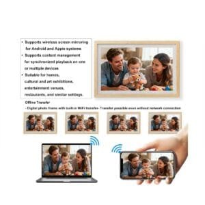 hd lcd display 15.6in ips smart picture frame remote monitor digital photo frame