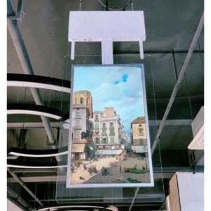 based portrait oriented wall mounted digital signage displays oem