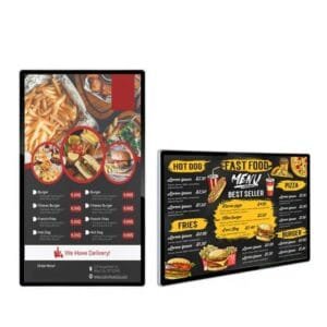 indoor digital menu board